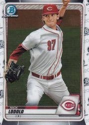 2020 Bowman Chrome Prospects Nick Lodolo #BCP-39 card