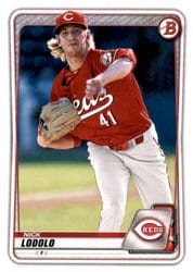 2020 Bowman Draft Base Set Nick Lodolo #BD-179 card