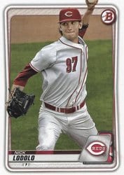2020 Bowman Prospects Nick Lodolo #BP-39 card