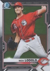 2021 Bowman Chrome Prospects Nick Lodolo #BCP-20 card