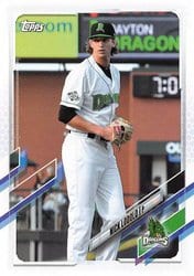 2021 Topps Pro Debut Base Set Nick Lodolo #PD-45 card