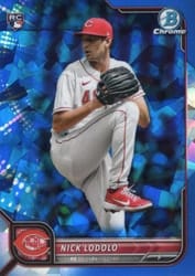 2022 Bowman Chrome Sapphire Edition Base Set Nick Lodolo #27 card