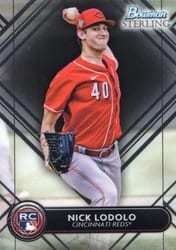 2022 Bowman Sterling Base Set Nick Lodolo #BSR-9 card