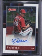 2022 Donruss Optic Retro 1988 Signatures Nick Lodolo #R88S-NL card
