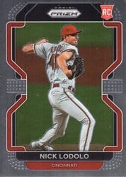 2022 Panini Prizm Base Set Nick Lodolo #75 card