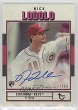 2022 Topps Brooklyn Collection Autographs Nick Lodolo #AC-NL card
