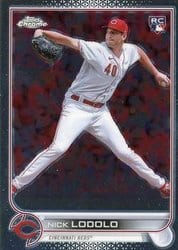 2022 Topps Chrome Update Base Set Nick Lodolo #USC123 card