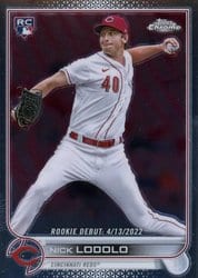 2022 Topps Chrome Update Base Set Nick Lodolo #USC65 card