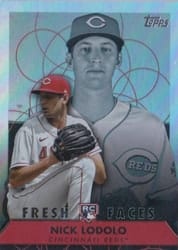 2022 Topps Fresh Faces Nick Lodolo #FF-12 card