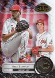 2022 Topps Gold Label Base Set Nick Lodolo #53 card