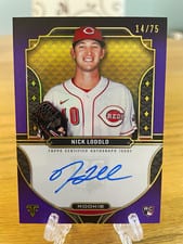 2022 Topps Triple Threads Rookie Autographs Nick Lodolo #RA-NL card