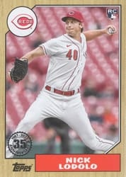 2022 Topps Update 1987 Topps Nick Lodolo #87TBU-16 card