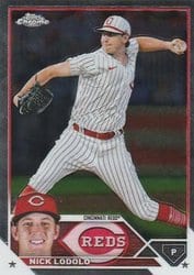 2023 Topps Chrome Base Set Nick Lodolo #154 card