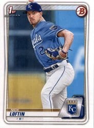 2020 Bowman Draft Base Set Nick Loftin #BD-14 card