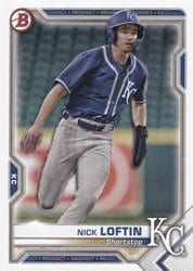 2021 Bowman Prospects Nick Loftin #BP-144 card