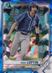 2021 Bowman Sapphire Edition Base Set Nick Loftin #BCP-144 card