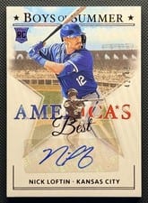 2024 Panini Boys of Summer America's Best Signatures Nick Loftin #AME-NL card