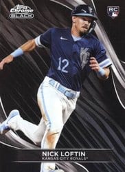 2024 Topps Chrome Black Base Set Nick Loftin #28 card