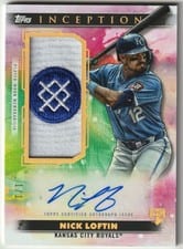 2024 Topps Inception Autographed Game Socks Relic Nick Loftin #AGSR-NL card
