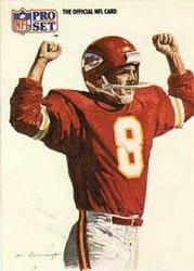 1991 Pro Set Base Set Nick Lowery #429 card
