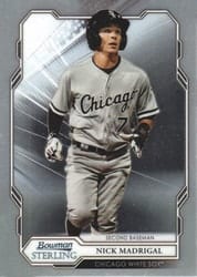 2019 Bowman Sterling Base Set Nick Madrigal #BPR-13 card