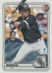 2020 Bowman 1st Edition Base Set Nick Madrigal #BFE-101 card