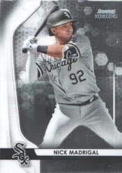 2020 Bowman Sterling Base Set Nick Madrigal #BPR-37 card