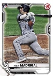 2021 Bowman Base Set Nick Madrigal #77 card