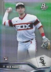 2021 Bowman Platinum Base Set Nick Madrigal #59 card
