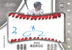 2021 Panini Absolute Base Set Nick Madrigal #157 card