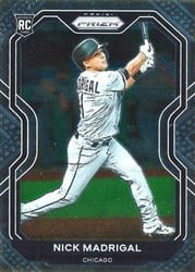 2021 Panini Prizm Base Set Nick Madrigal #106 card