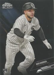 2021 Topps Chrome Black Base Set Nick Madrigal #52 card