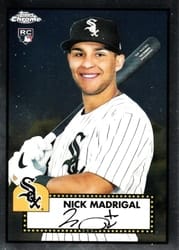 2021 Topps Chrome Platinum Anniversary Base Set Nick Madrigal #20 card