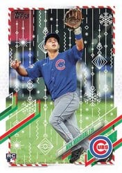 2021 Topps Holiday Base Set Nick Madrigal #HW198 card