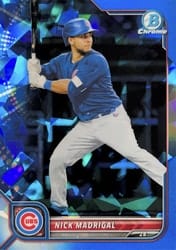 2022 Bowman Chrome Sapphire Edition Base Set Nick Madrigal #4 card