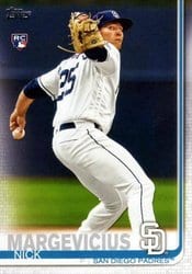 2019 Topps Update Base Set Nick Margevicius #US249 card
