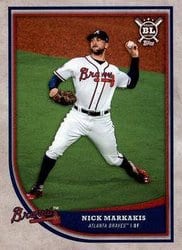 2018 Topps Big League Base Set Nick Markakis #133 card