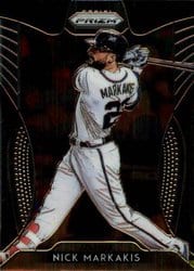 2019 Panini Prizm Base Set Nick Markakis #177 card