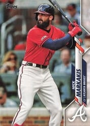 2020 Topps Base Set Nick Markakis #156 card