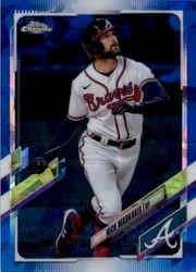 2021 Topps Chrome Sapphire Edition Base Set Nick Markakis #641 card