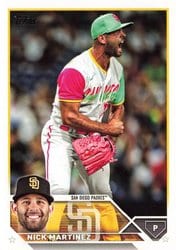 2023 Topps Update Base Set Nick Martinez #US10 card