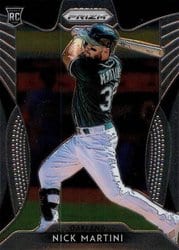 2019 Panini Prizm Base Set Nick Martini #280 card