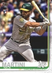 2019 Topps Base Set Nick Martini #618 card