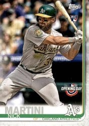 2019 Topps Opening Day Base Set Nick Martini #159 card