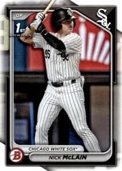 2024 Bowman Draft Base Set Nick McLain #BD-14 card