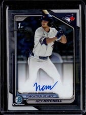 2024 Bowman Draft Chrome Prospect Autographs Nick Mitchell #CPA-NMI card