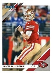 2019 Donruss Base Set Nick Mullens #220 card