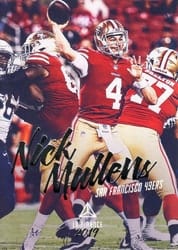 2019 Panini Luminance Base Set Nick Mullens #95 card