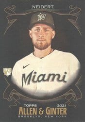 2021 Topps Allen & Ginter X Base Set Nick Neidert #300 card