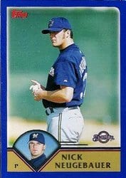 2003 Topps Base Set Nick Neugebauer #25 card